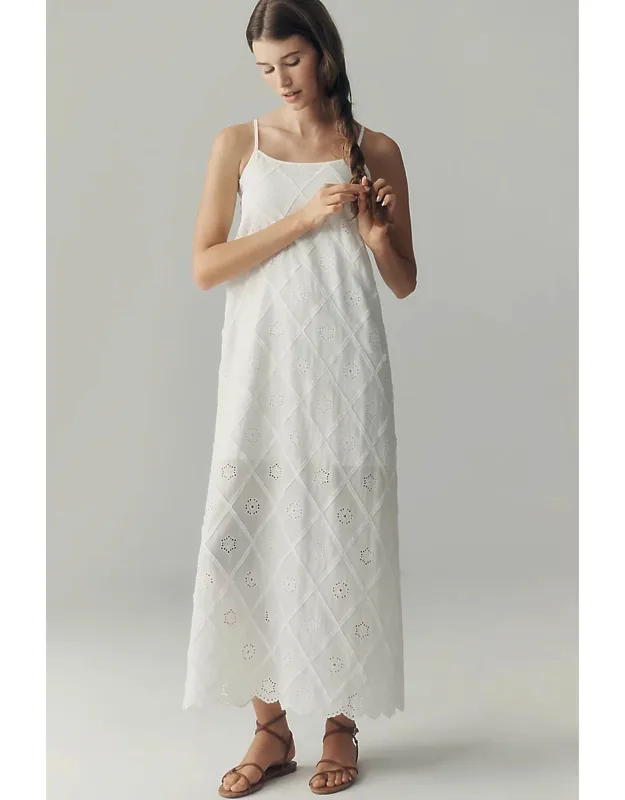 Scoop-neck Midi Dress