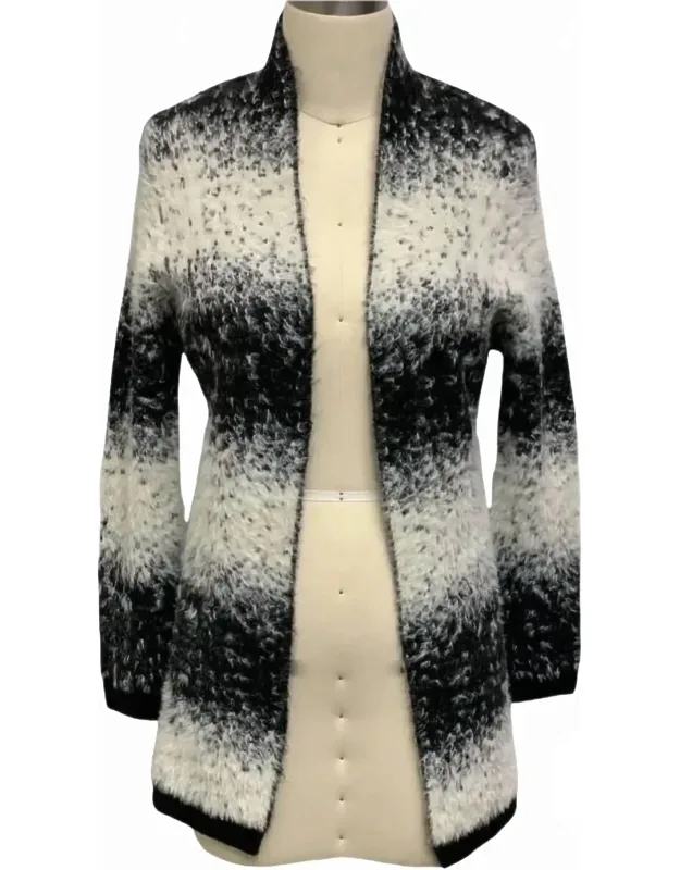 Ombre Open Front Cardigan Sweater
