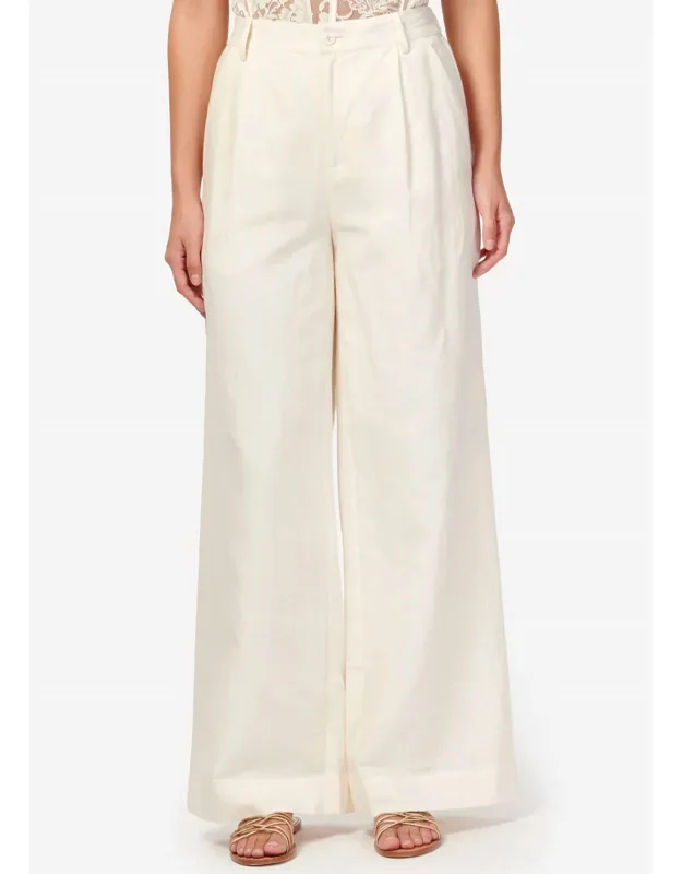 Cadiz Wide Leg Linen Pants