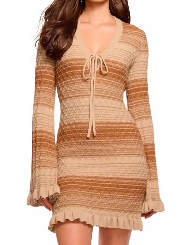 Wool Blend Mini Dress