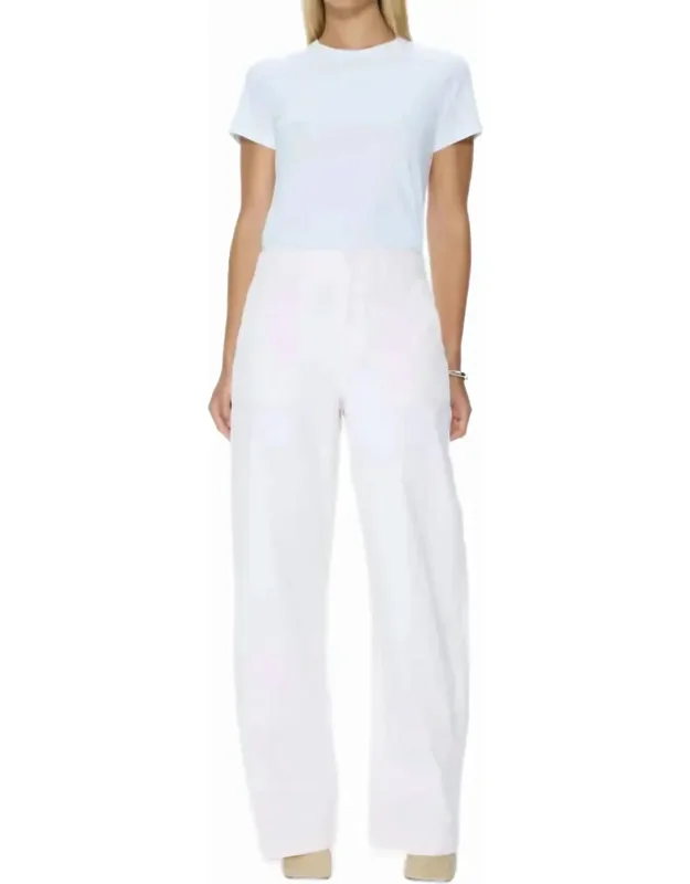 Relaxed Straight Utility Pants