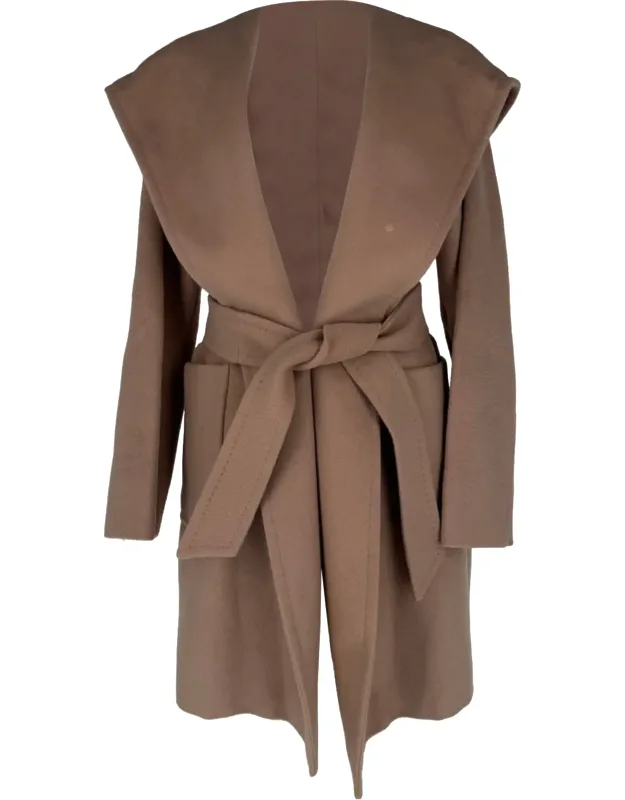 Belted Hooded Coat