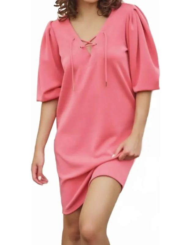 Delia V-neck Dress