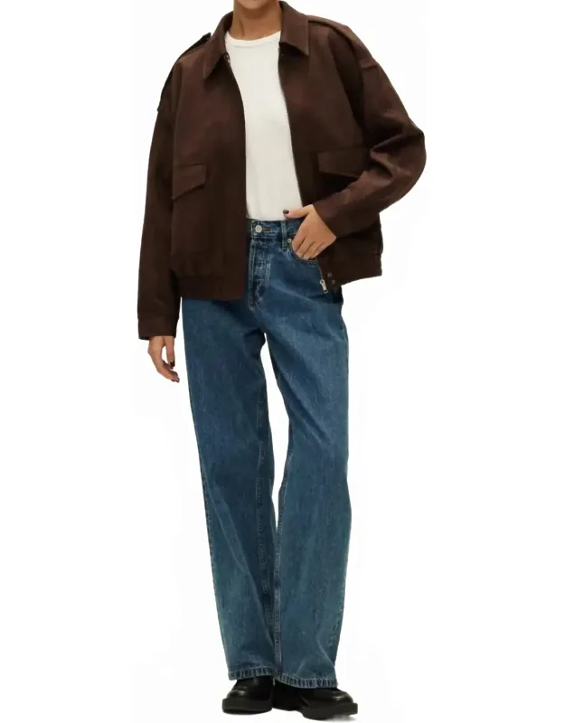 Vegan Suede Jacket
