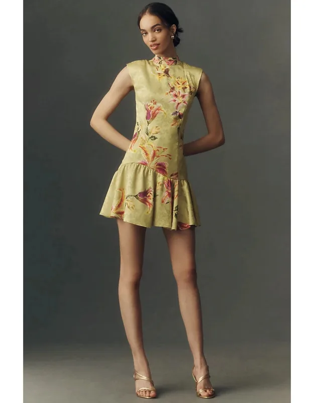 Drop-waist Mini Dress