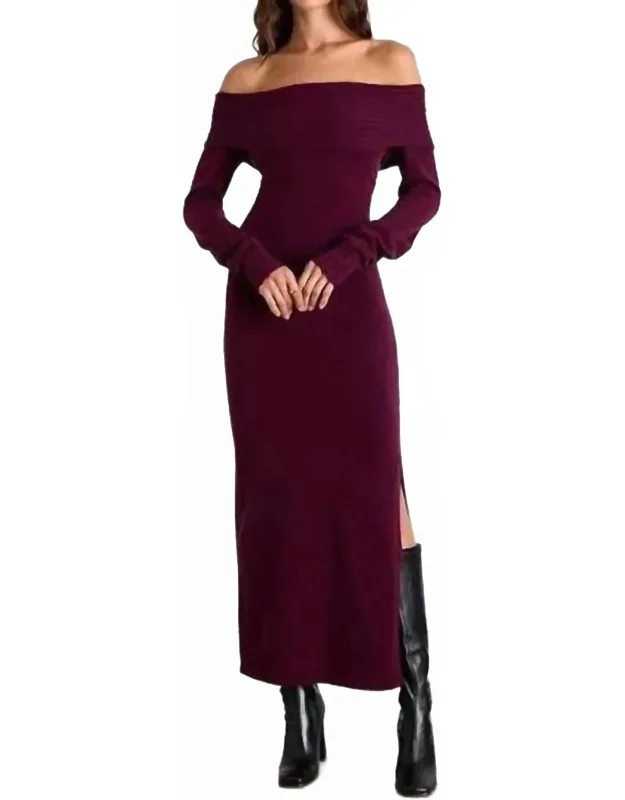 Sweater Bodycon Maxi Dress