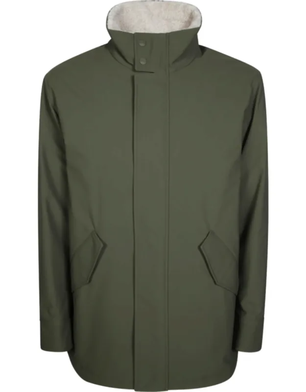 Minimalist High-collar Jacket