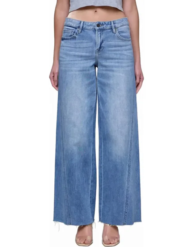 Nori Mid Rise Extra Wide Leg Jeans