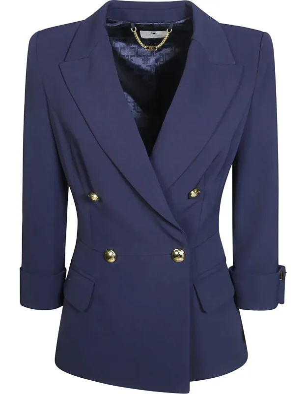 Tailored Double-breasted Blazer