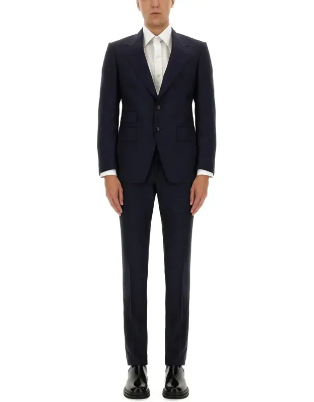 Overcheck Wool Suit