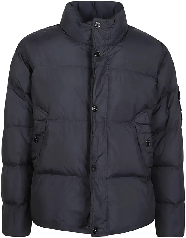 High-collar Quilted Down Jacket