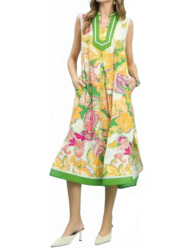 Floral Sleeveless Dress