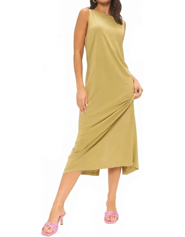 Vintage Wash Seamed Dress