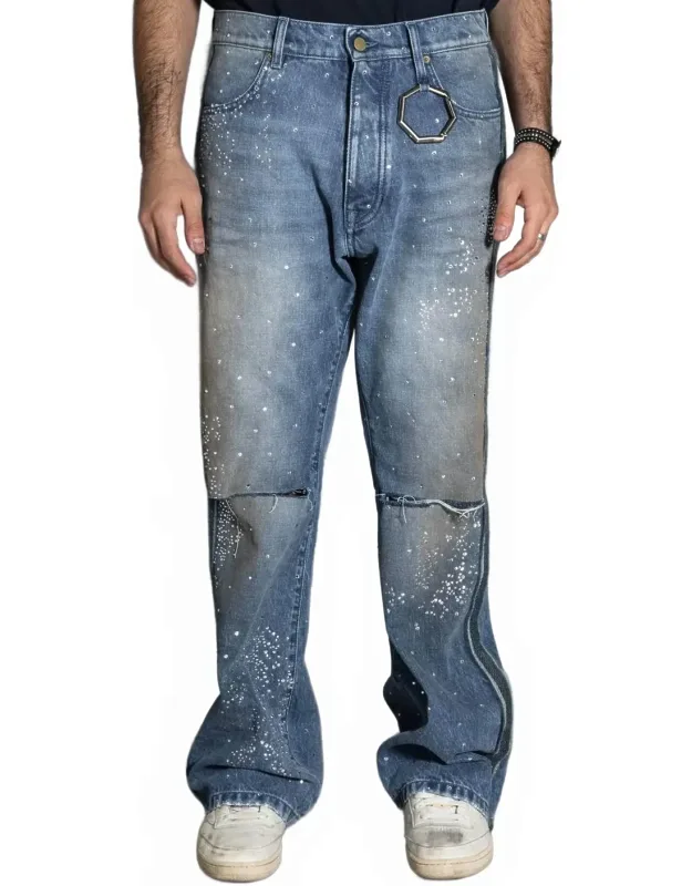 Crystal And Mohair Studio Jeans