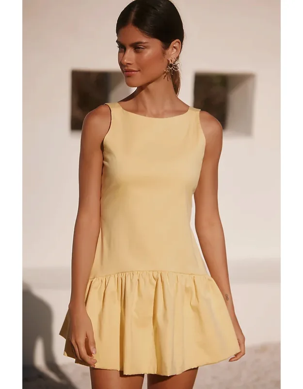 Drop-waist Mini Dress
