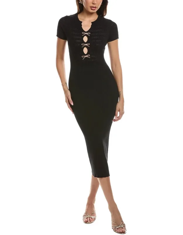 Short Sleeve Midi Dress