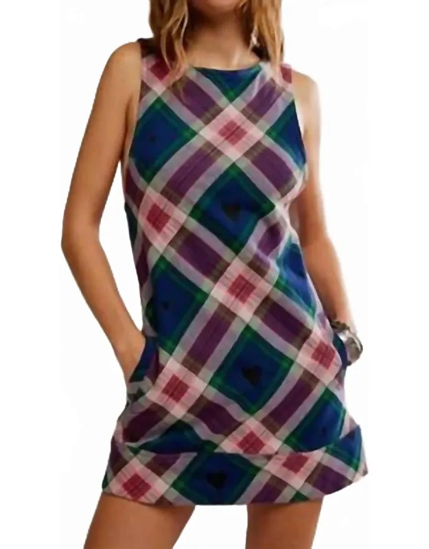 Plaid Mini Dress