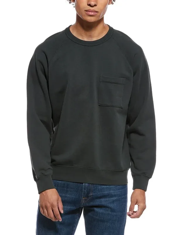 Portuguese Terry Pocket Crewneck Sweatshirt