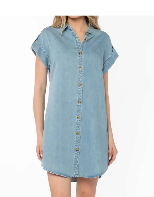 Oria Denim Mini Dress