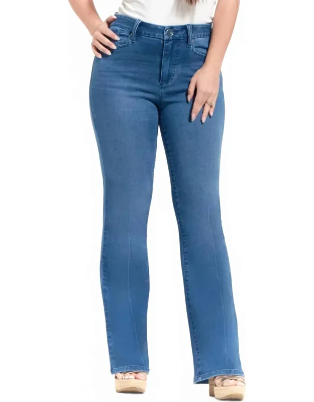 Mid Rise Better Butter Full Length Slim Bootcut Jeans