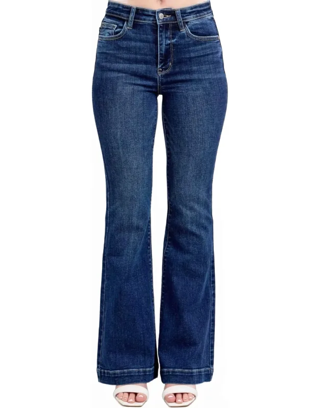 High Waist Trouser Flare Jeans