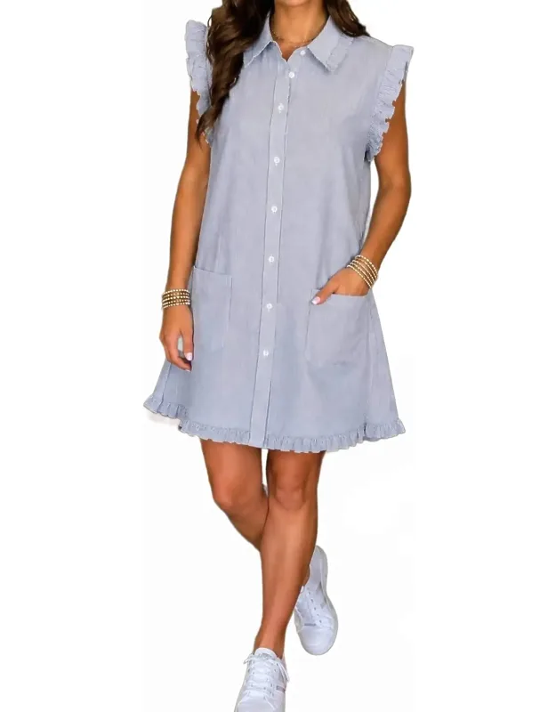 Stripe Shirt Dress