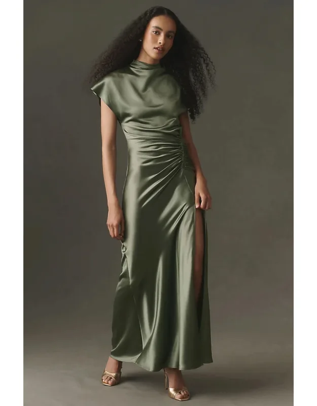 Cade Satin Maxi Dress