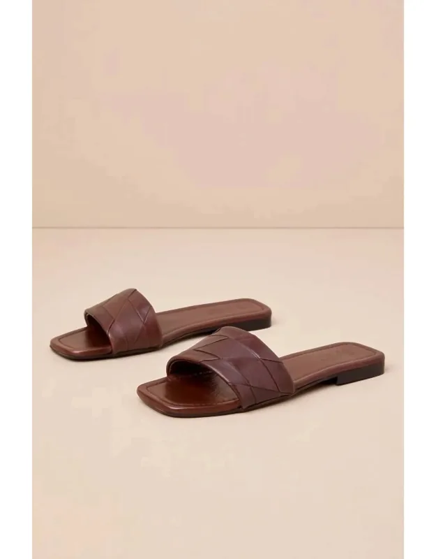 Portland Leather Slide Sandals