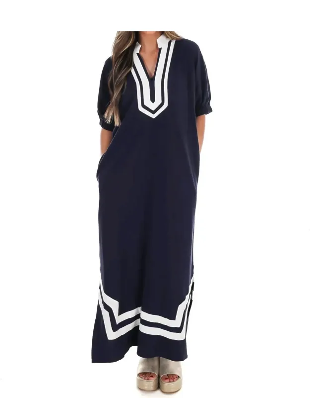 In The Best Way Contrast Midi Dress