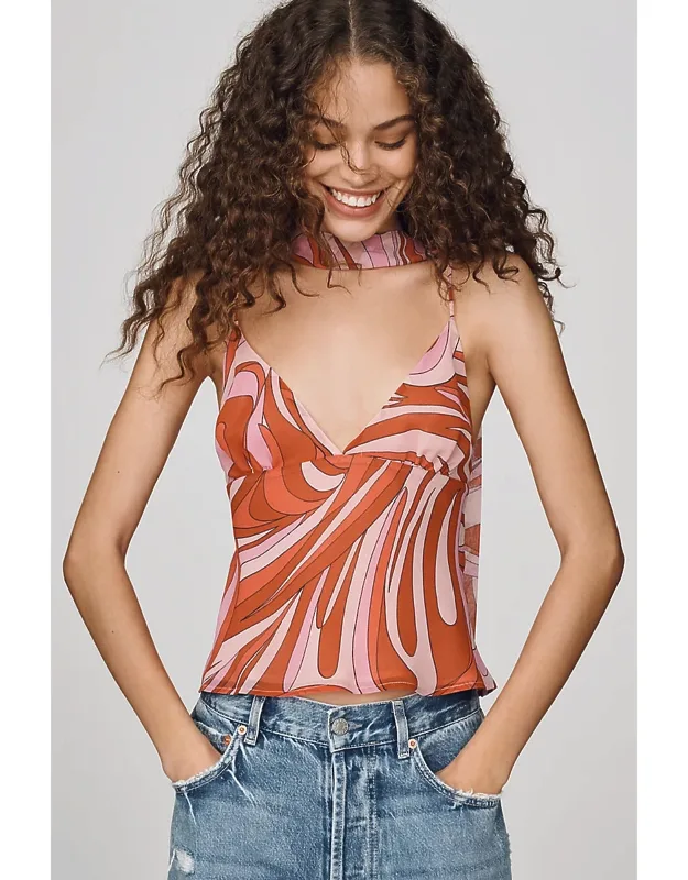 Scarf-neck Cami
