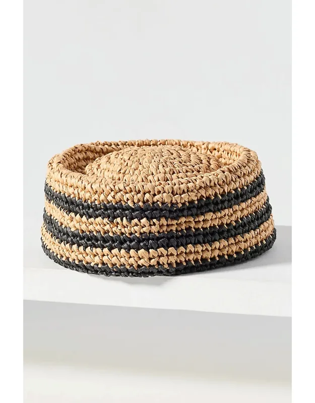 Eloise Raffia Pillbox Hat