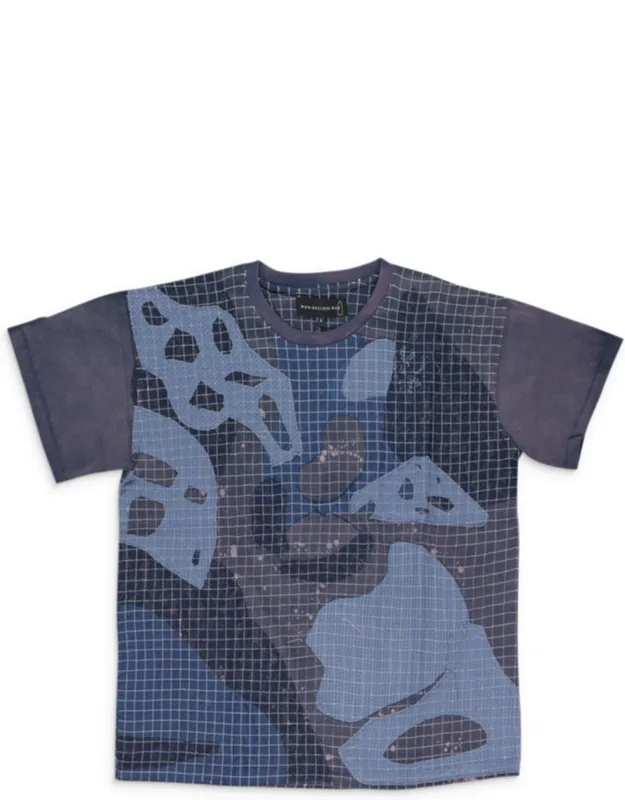 Indigo Grid Short Sleeve T-shirt