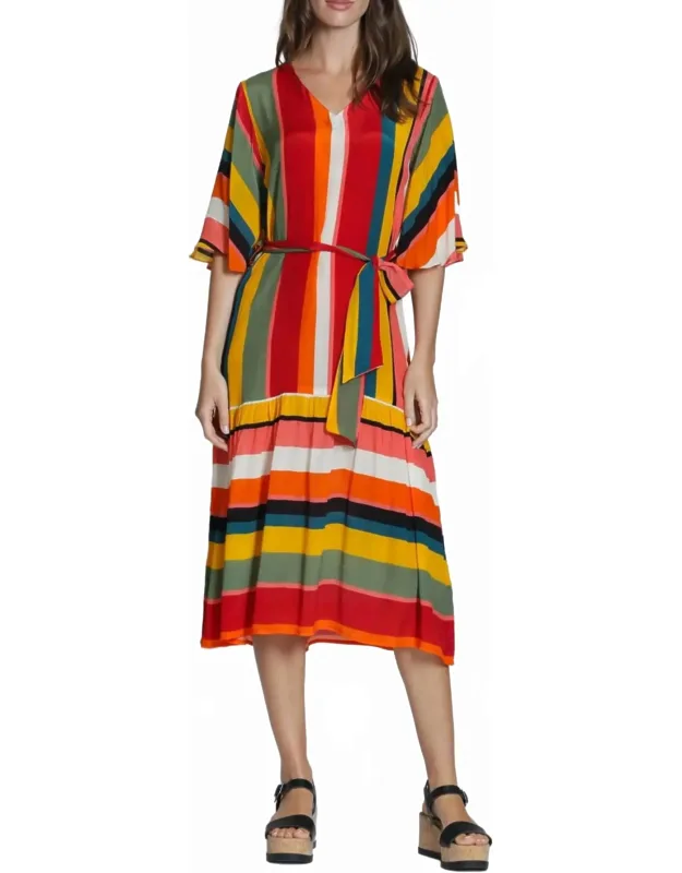 Striped Maxi Dress
