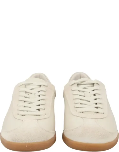 Leather Suede Low-top Sneakers