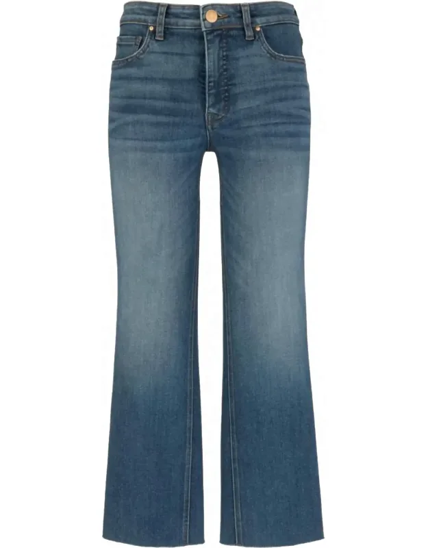 Kelsey High Rise Ankle Flare Jeans