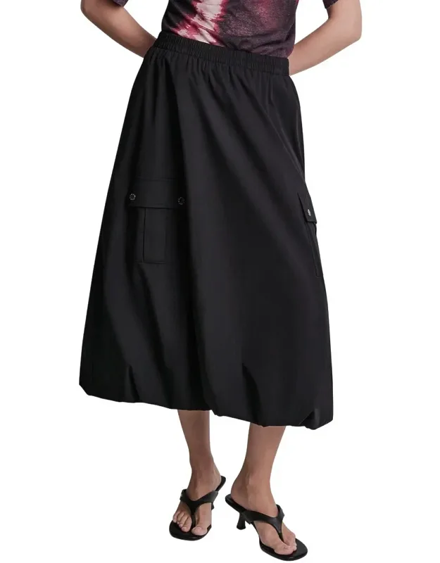 Cargo Pocket Poplin Skirt