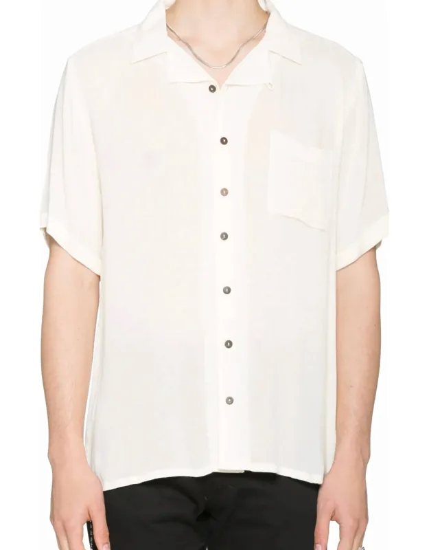 Rayon Button Down Shirt