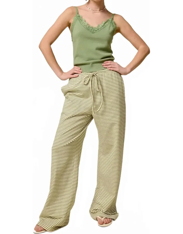 Celedan Joggers With A Tie Front