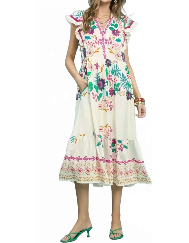 Floral Midi Dress