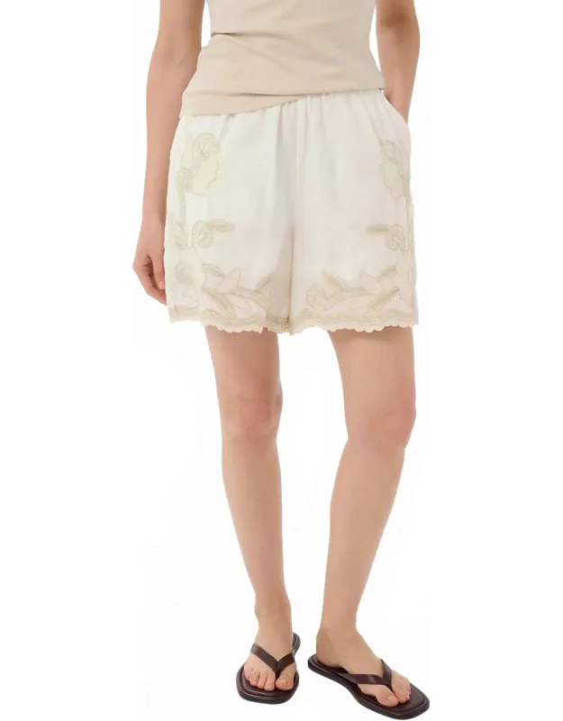 Embroidered Shorts