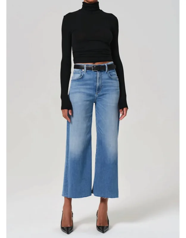 Lyra Crop Wide Leg Jeans