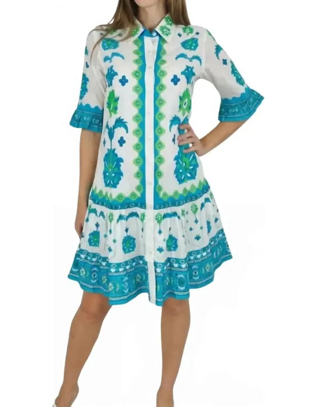 Lisbon Mini Dress - Breezy, Floral Pattern