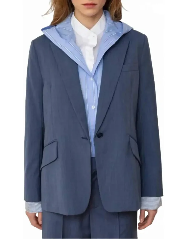 Notched Lapel Blazer