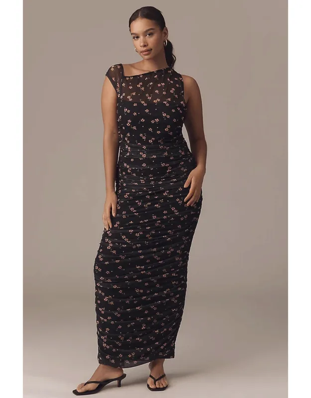 Mesh Maxi Dress