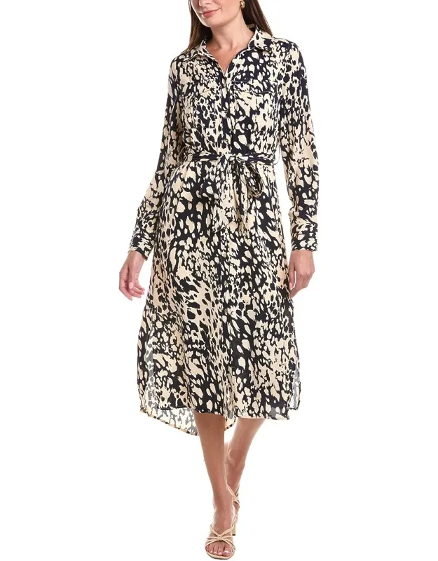 Printed Midi Dress