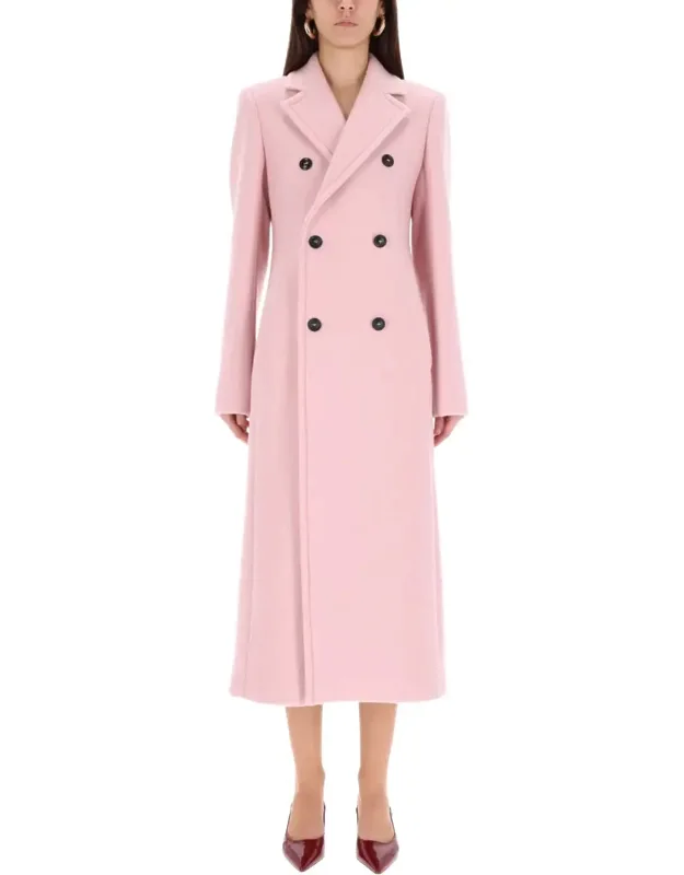 Tailored Double-breasted Coat