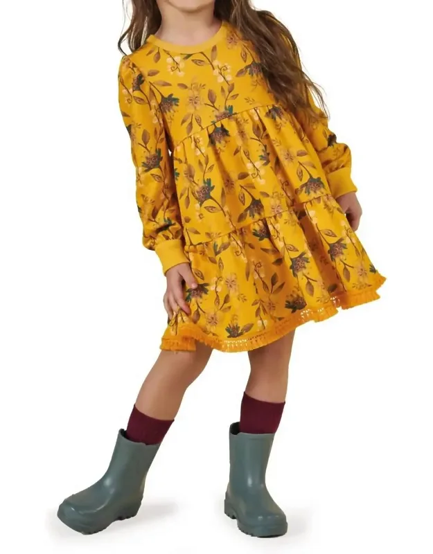 Floral Sweatshirt Dress