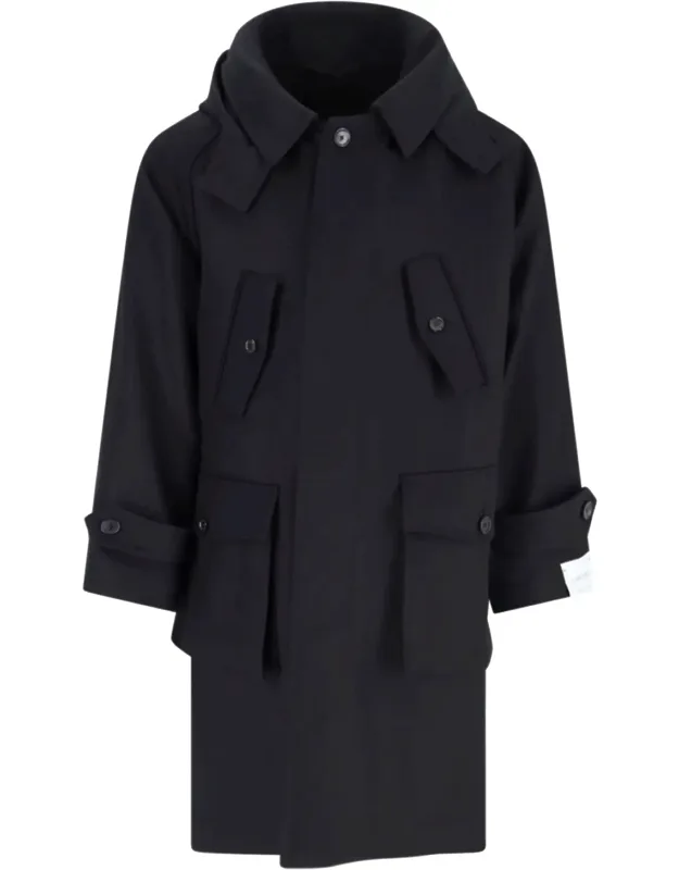 Hooded Wool Coat