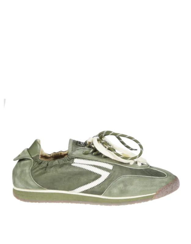 Panther Dyed Nylon Low-top Sneakers