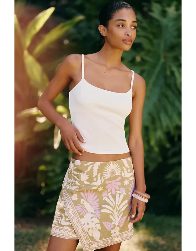 Asymmetrical Mini Skirt